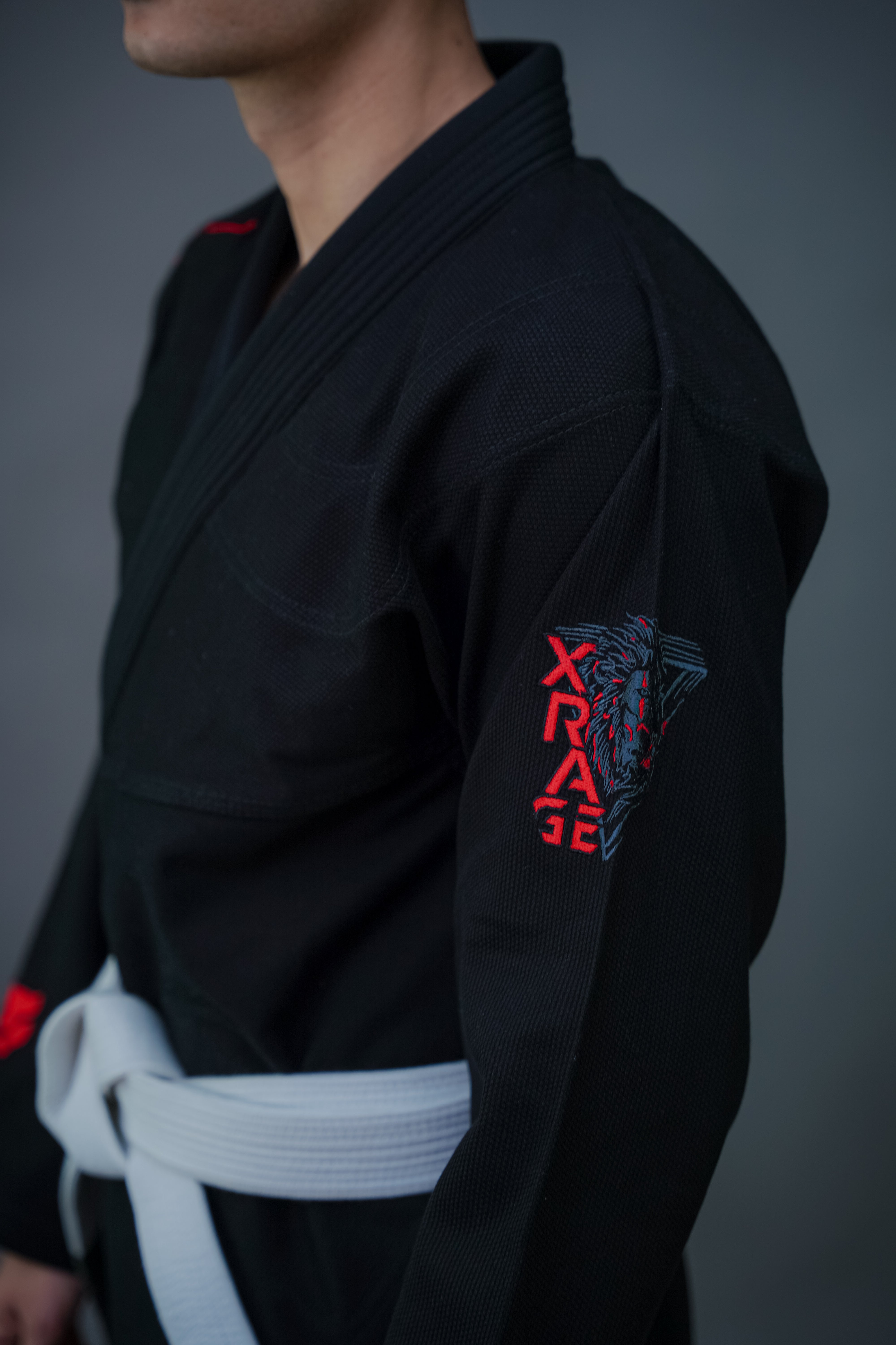 XRage Sports – Premium Men’s Jiu-Jitsu Gi (Black Red Edition)
